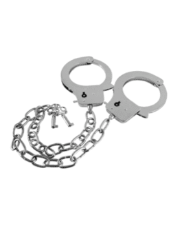 GP METAL HANDCUFFS LONG CHAIN